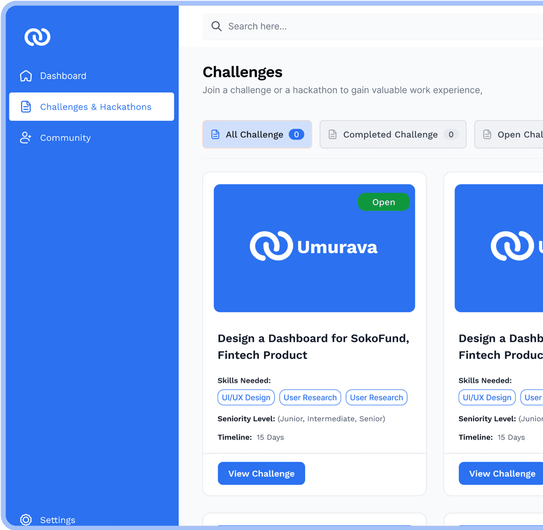 Umurava Talent Marketplace UI